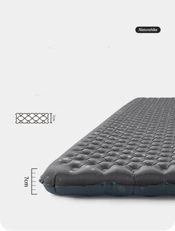 Ultra light Inflatable double Sleeping Pad R value 3.5